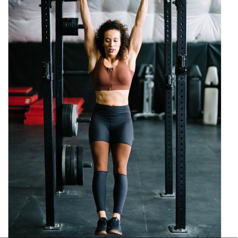 Zyia Mocha Block Light n Tight Hi-Rise 7/8 Legging
